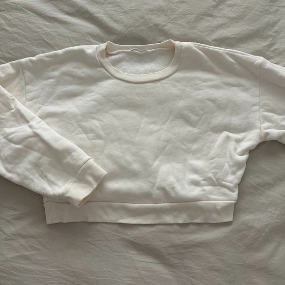 REFORMATION Hunter Classic Sweatshirt in oat/cream - Picture 1 of 6